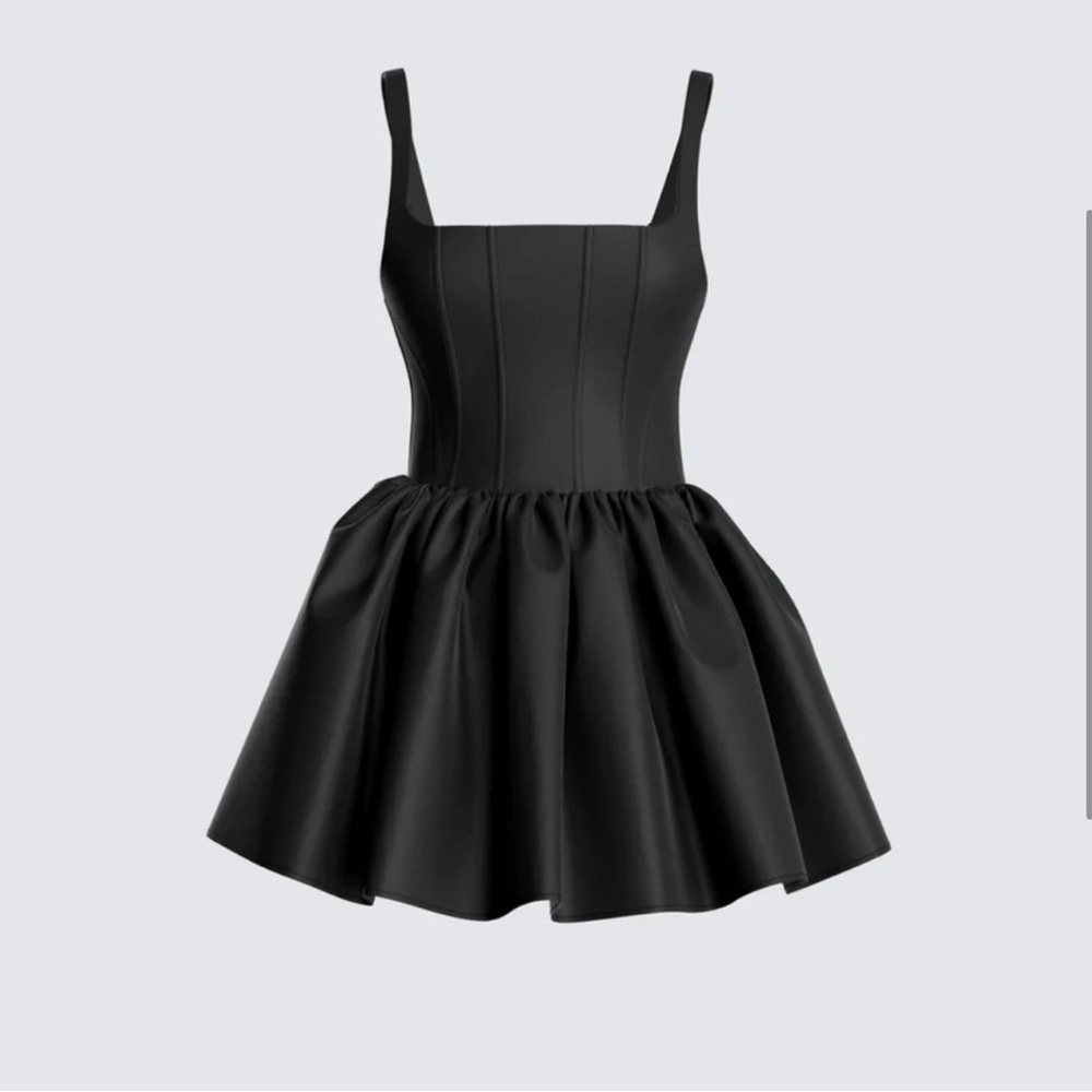 Finesse Black Mini Dress
